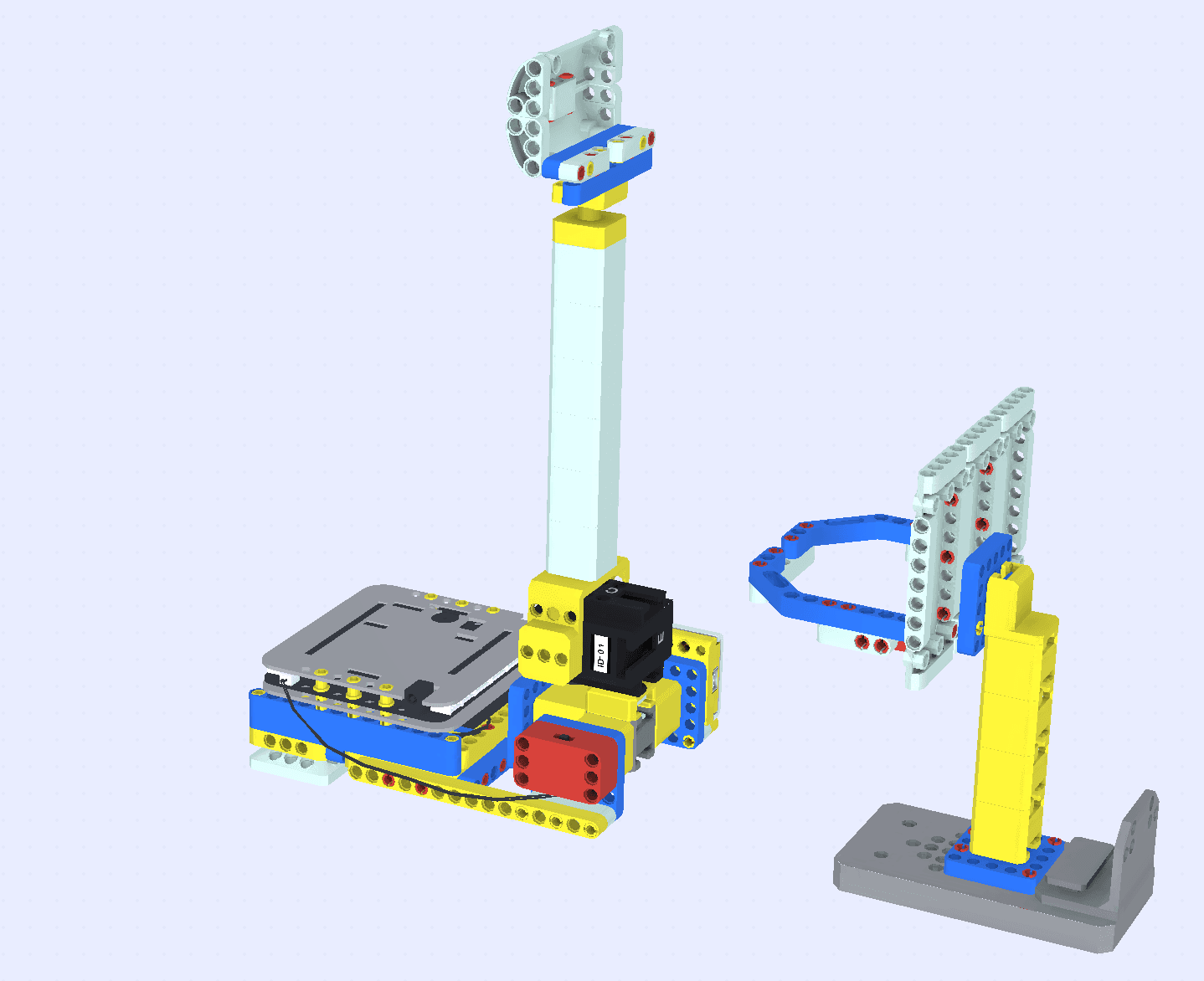 Otro modelo de robot avanzado que se construye durante los talleres